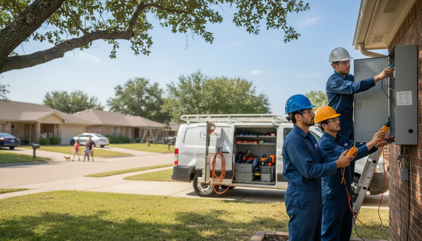 Certified electrician providing emergency electrical services in Udall, MO